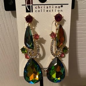 Multi colored earrings